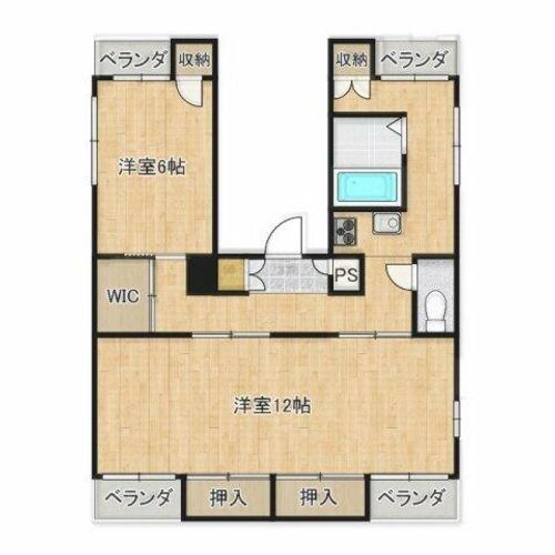 メゾングロワールの間取り
