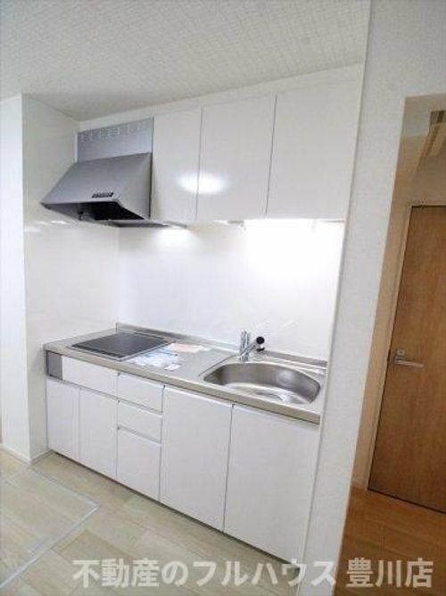 愛知県豊川市大堀町(アパート)の賃貸物件のキッチン