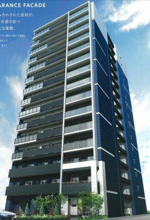 プレサンス堺筋本町エグゼブランの玄関