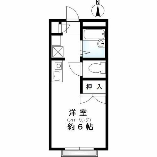 シュガー北落合の間取り