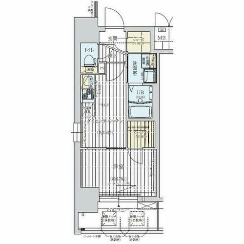 ワールドアイ大阪West Gateの間取り