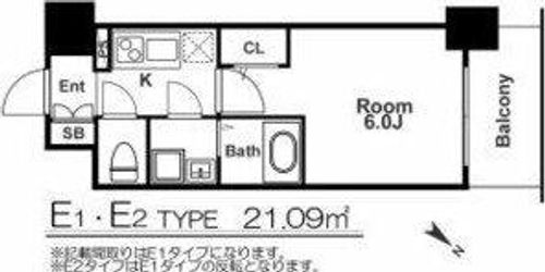 エスリード福島グレイスの間取り