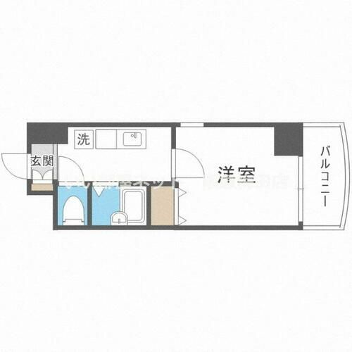 HOPE CITY天神橋の間取り