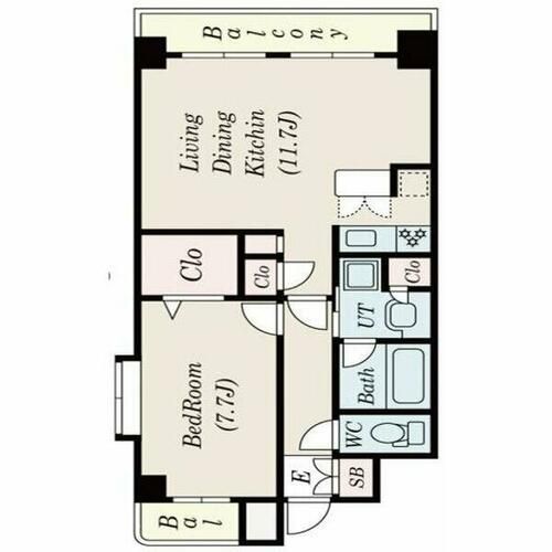 ラドーニ清水の間取り