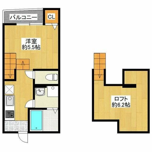 ノヴェル香椎駅東.の間取り