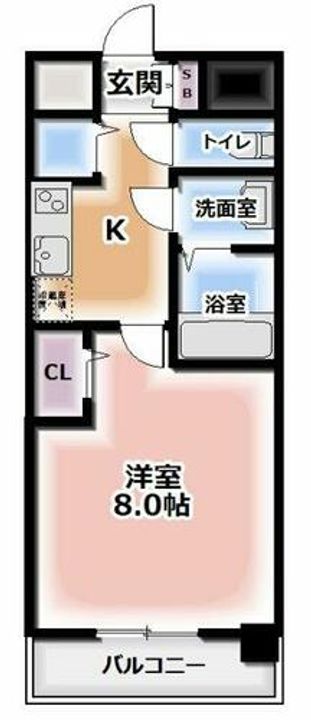 プレサンスNEO大和田STATIONベゼルの間取り