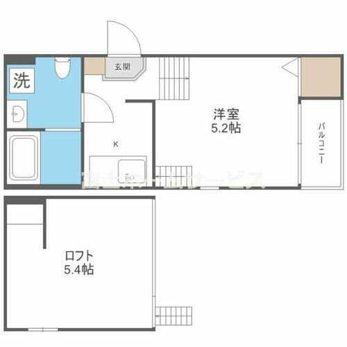 ハーモニーテラス今市Ⅱの間取り