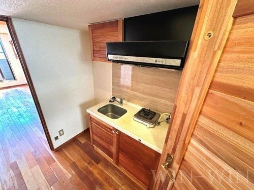 セザンヌ下地のキッチン