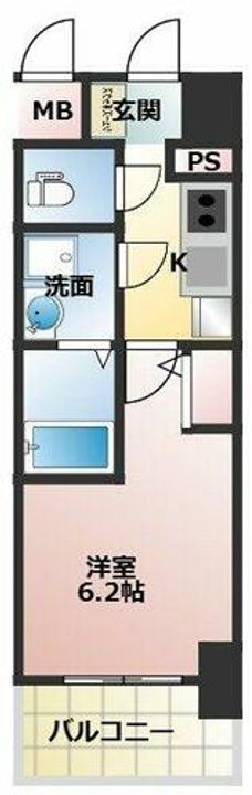 リヴェント福島の間取り