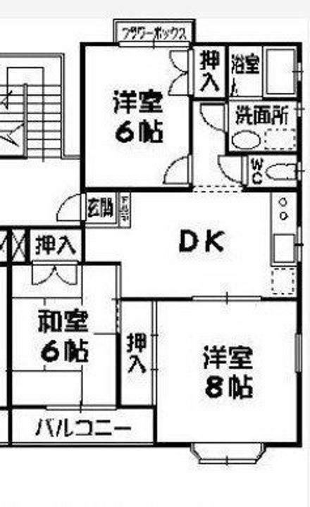 アミューズメント牟呂 C302の間取り