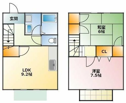 フローレス A1の間取り