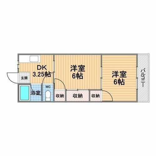 甲子園グリーンハイツの間取り
