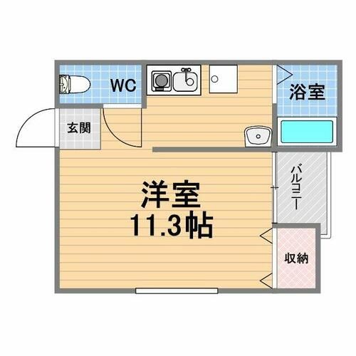 クレール二見の間取り