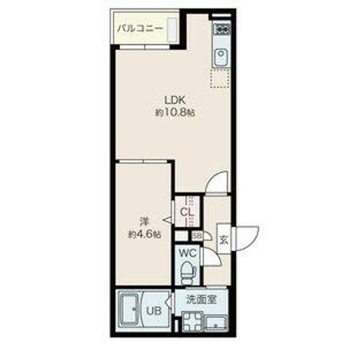 愛知県名古屋市守山区幸心2丁目(アパート)の賃貸物件の間取り