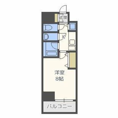 ONE ROOF FLAT TENJINBASHIの間取り