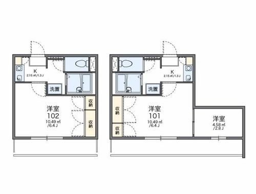 レオパレスサン・マックの間取り