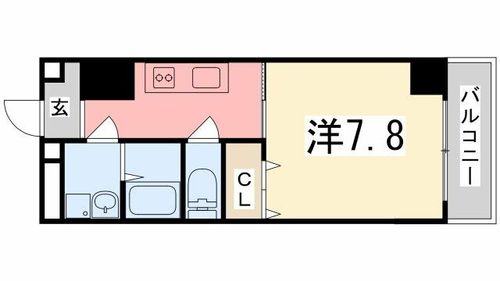 エクセル姫路702の間取り
