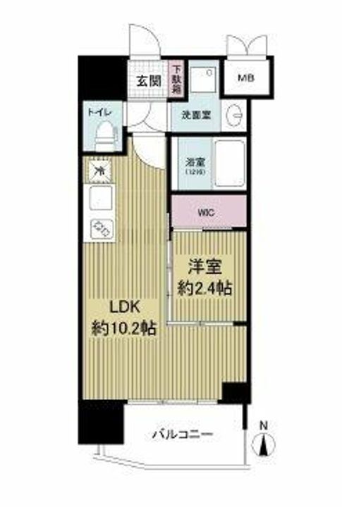 セレニテ本町東リアンの間取り