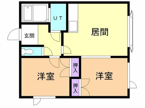 マリオーネ102の間取り