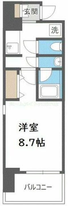 コンフォリア心斎橋EASTの間取り