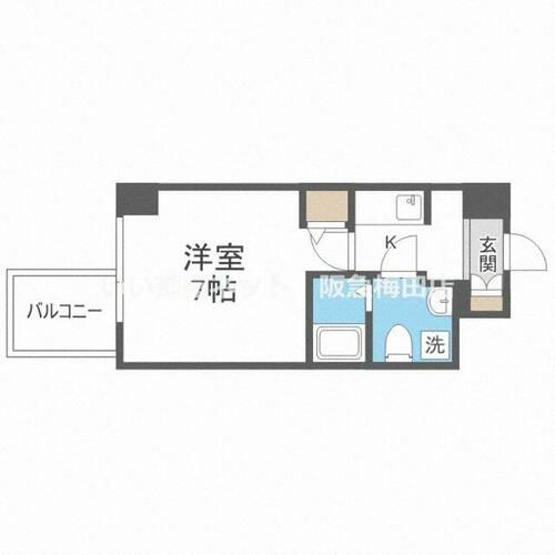 APRILE南森町の間取り