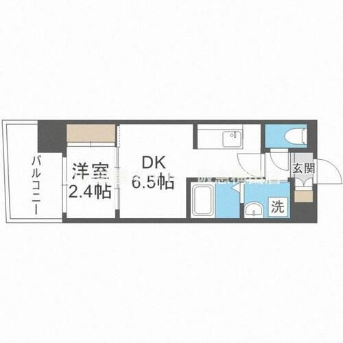 セレニテ天六リアンの間取り