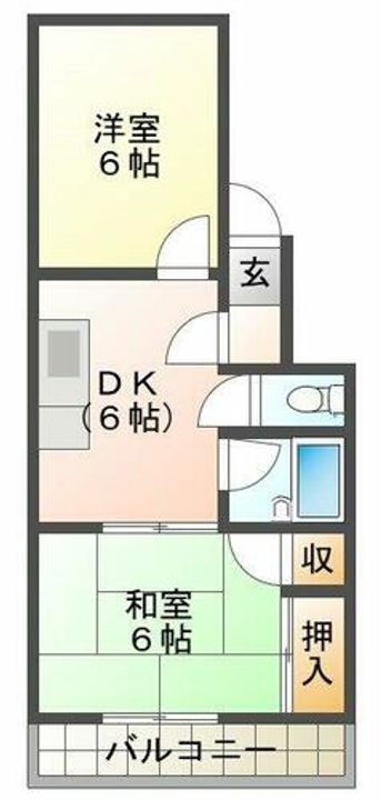 ルミナスハイツの間取り