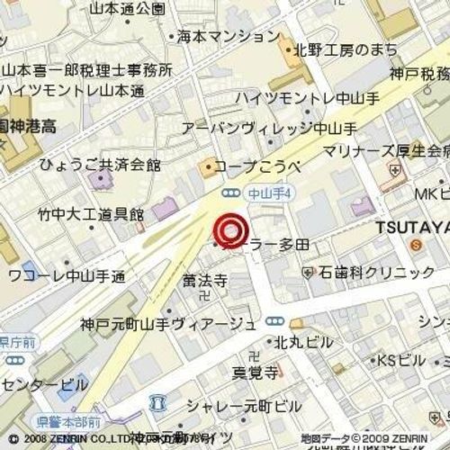 山手ユージハウスの地図
