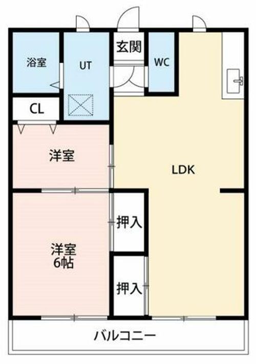 エクセル太田205の間取り