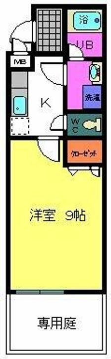 エスティームⅠ番館の間取り