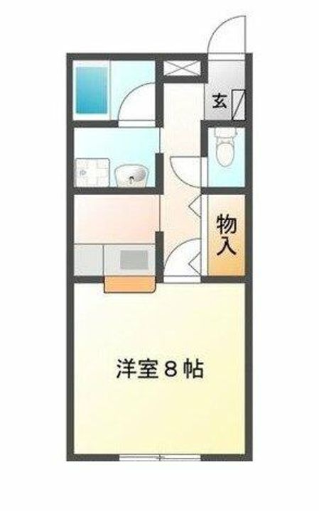 ハイツKandKの間取り