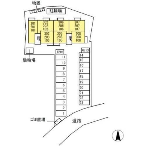 Ariga 10 D棟の間取り