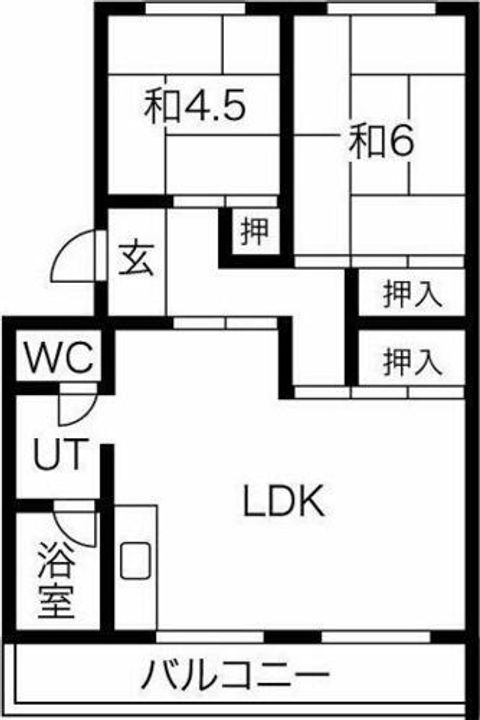 コーポ松ヶ根306の間取り
