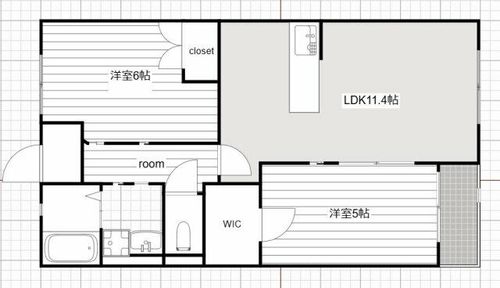 兵庫県姫路市勝原区宮田(アパート)の賃貸物件の間取り