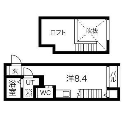フレクール浄心の間取り
