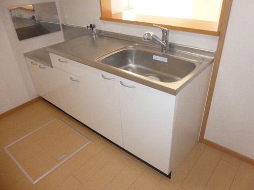 兵庫県姫路市大津区長松(アパート)の賃貸物件のキッチン