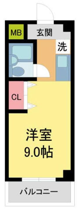 マブランシェット弦月510の間取り