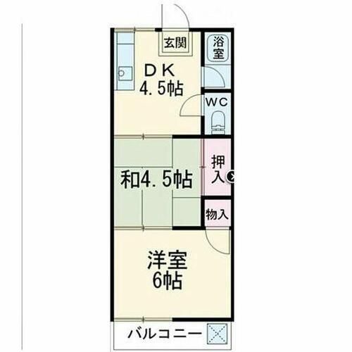 曽野ハイツの間取り