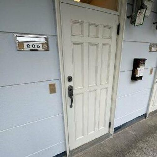 ベルハイツⅡ206の玄関
