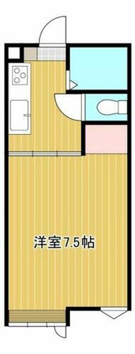 ココロハイツ205の間取り