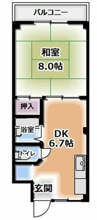 ラ・フォーレ古川橋の間取り