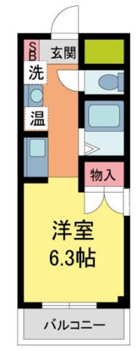 ヴェール西宮303の間取り