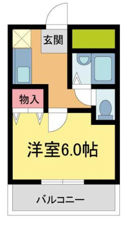 MOMO仁川303の間取り