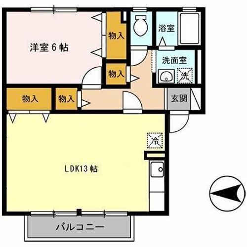シャルマンコート C棟の間取り