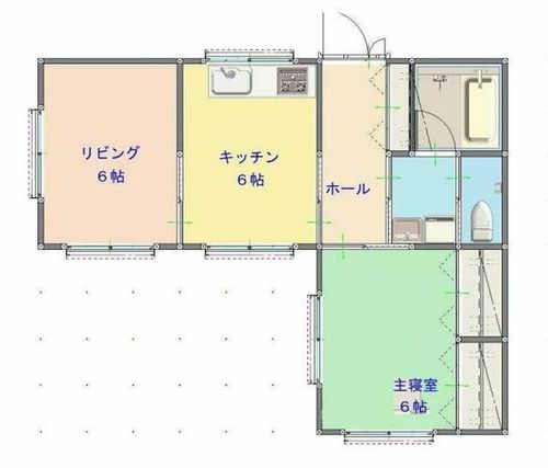 ツインガーデン住吉山手201の間取り
