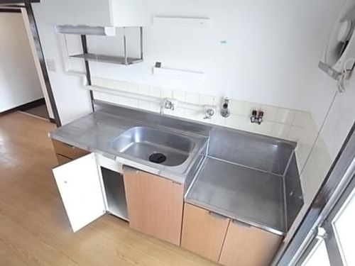宝梅園6号棟432のキッチン