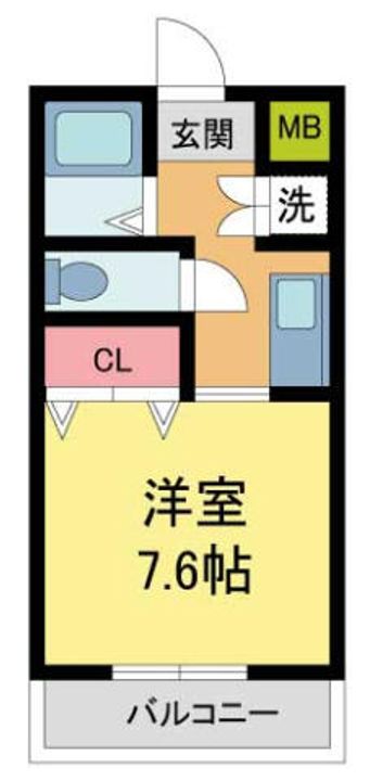 エディフィシオエスペランサ305の間取り