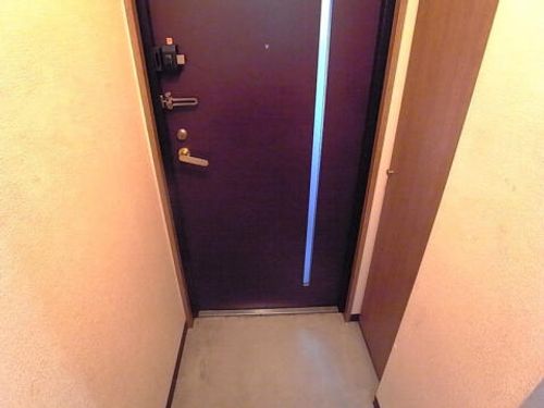オリーブハイツ102の玄関