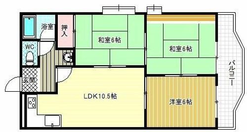 Rinon津々山台の間取り