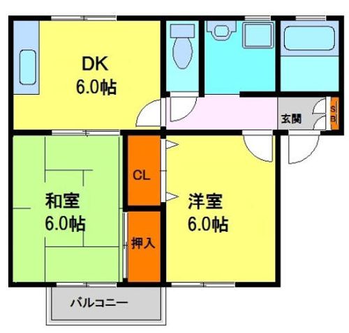 ディアコート加茂の間取り